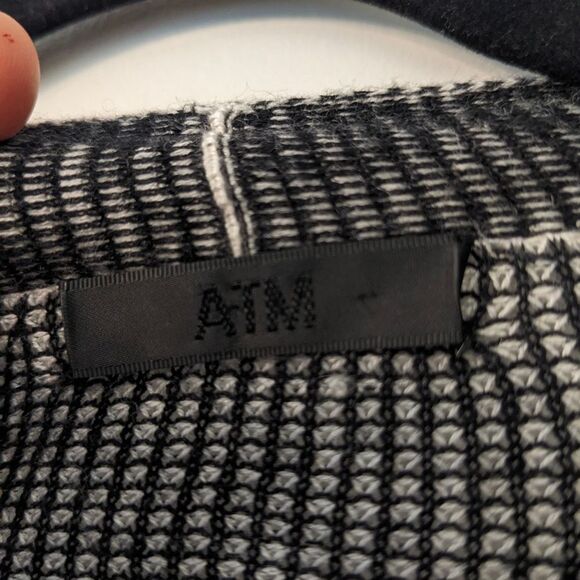 ATM Anthony Thomas Melillo Cardigan Sweater wool modal blend - Picture 3 of 5